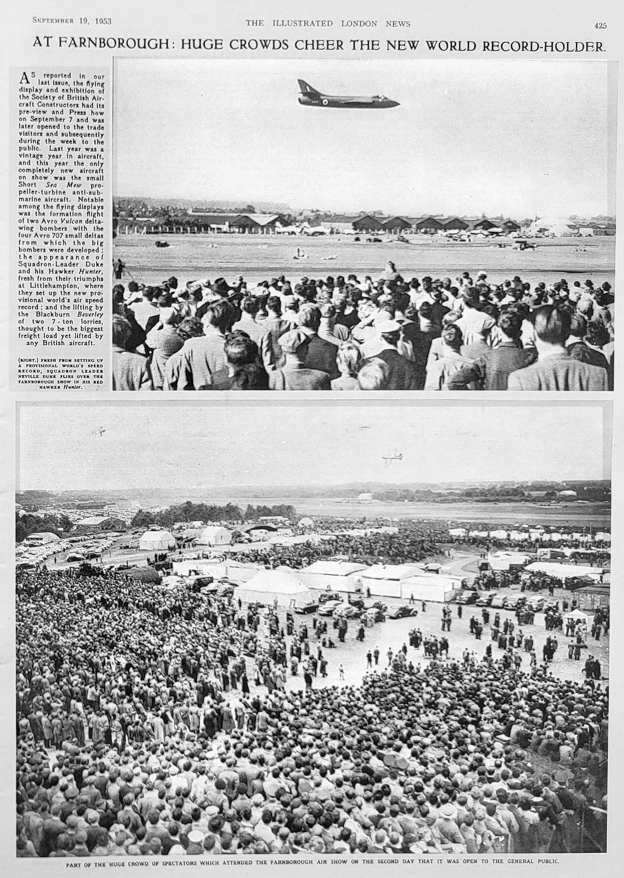 Farnborough september 19 1953